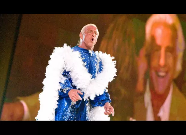 Hall of Famer given knife in backstage argument, threatened to cut Ric Flair's throat.