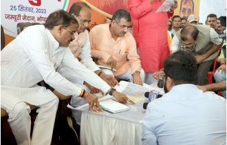 CM Sharma reviews preparations for PM's upcoming program in Bhopal.