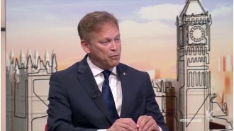 Grant Shapps blames inflation shock for HS2's troubles.