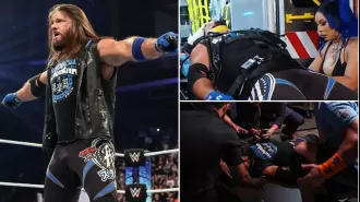 AJ Styles was attacked on SmackDown and had to be stretchered out and taken to the hospital.