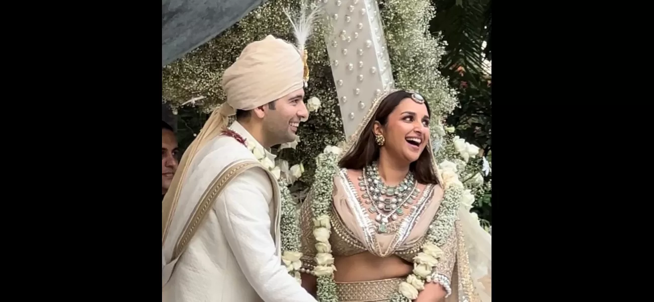 Parineeti and Raghav tied the knot in a traditional ceremony with close family and friends in attendance. 

Parineeti and Raghav married in a traditional ceremony surrounded by close family and friends.