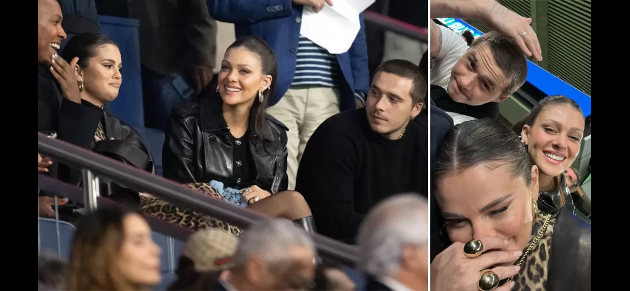 Selena Gomez, Nicola Peltz, and Brooklyn Beckham went on a date night to a PSG football match in Paris.