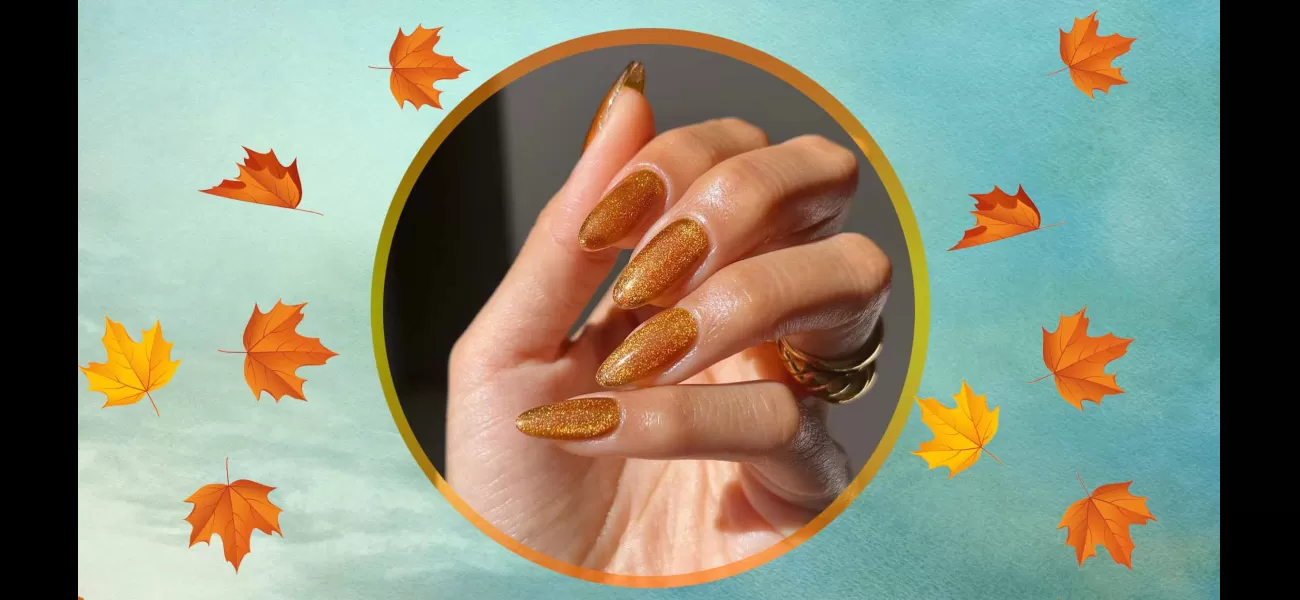 Amber Velvet is the ideal hue for your fall nail color.