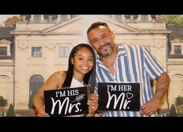 Woman defends relationship despite age difference with husband being older than her.