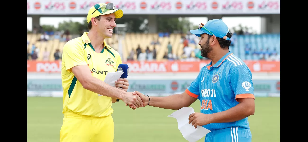 India restricts Australia to 352/7, with Mitch Marsh (96) and Steve Smith (74) leading the way in Rajkot, 3rd ODI.