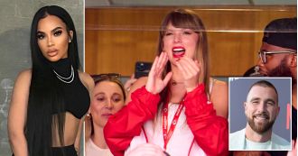 Ex-girlfriend cautions Taylor Swift to stay away from NFL star Travis Kelce.
