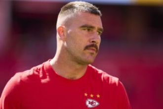 Travis Kelce is being criticized for appearing to tone down his style to fit with Taylor Swift after dating an African American woman.