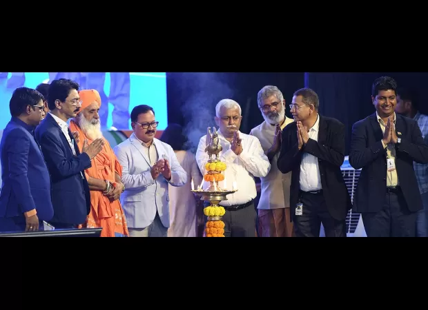 Goa Minister Subhash Phal Dessai urges youth to get involved in India's development at MIT-WPU event.