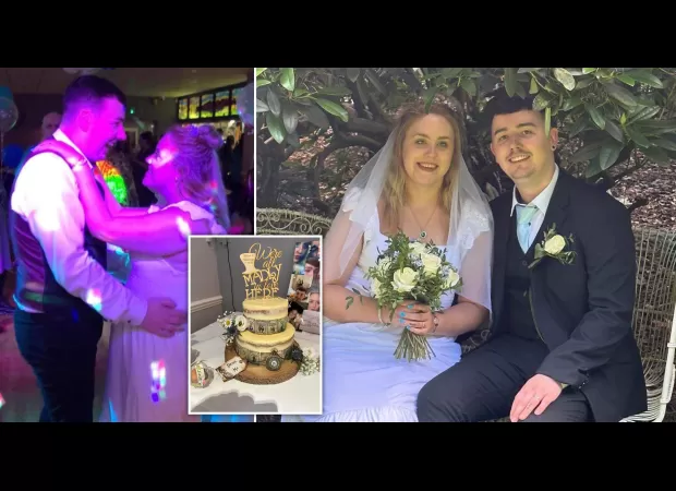Bride plans wedding of her dreams on a budget of £2K, including Tesco dress & Argos rings.