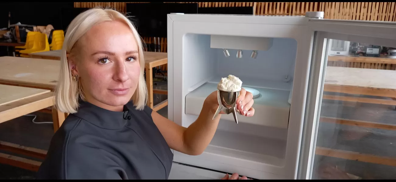 Student works towards creating ice cream that will last for thousands of years, with the hope that future generations will enjoy it.