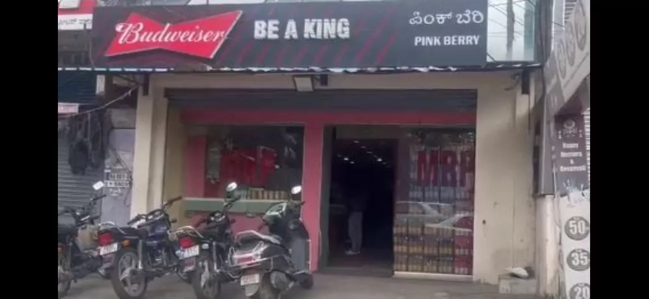 Video of a liquor shop in Bengaluru selling alcohol with half-shutter down during the bandh goes viral.