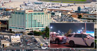 Flight attendant found dead with cloth blocking her airway at airport hotel.