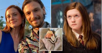 Stars of Harry Potter congratulate Bonnie Wright on her new baby; fans make a sweet joke about the joyous news.
