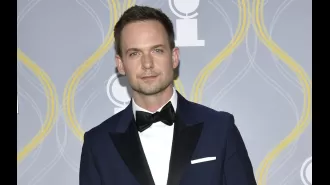 Patrick J. Adams apologises for posting pics of Meghan Markle from Suits on Instagram.