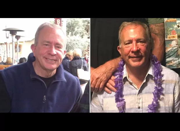 Father of two dies while hiking near a waterfall days after celebrating his wedding anniversary.