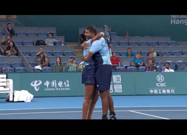 India assured of another medal at Asian Games 2023 as Rohan Bopanna & Rutuja Bhosale reach mixed doubles semifinals.