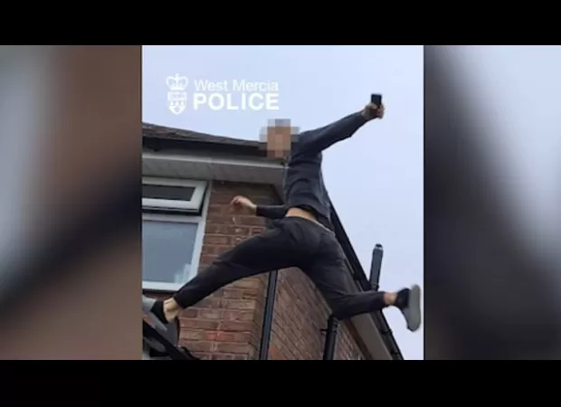 Sliders not the best shoes for running, even for a cannabis farmer.