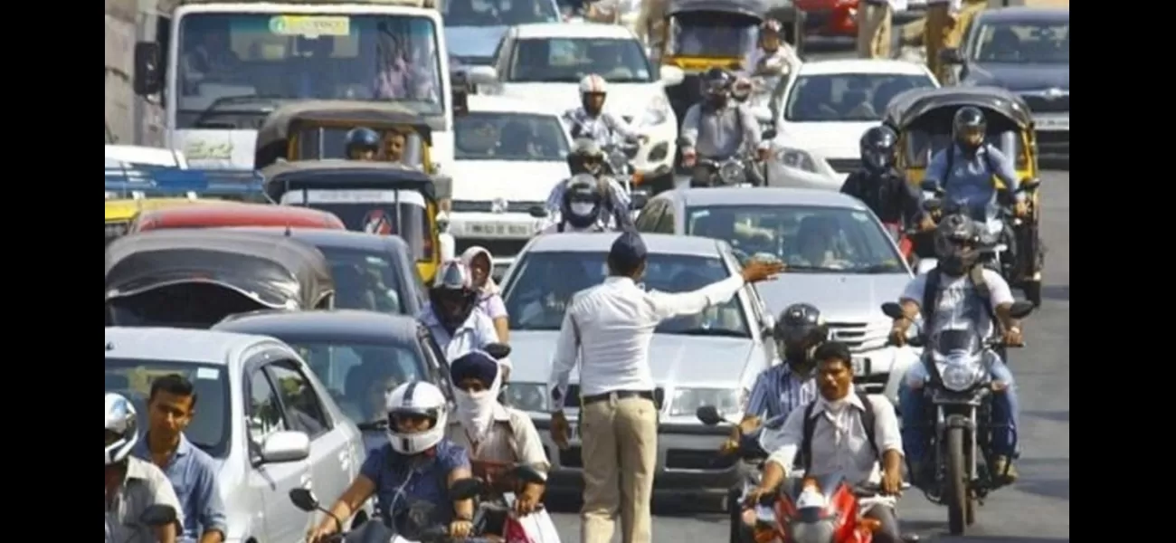 Traffic diverted for CM's metro project in Indore.