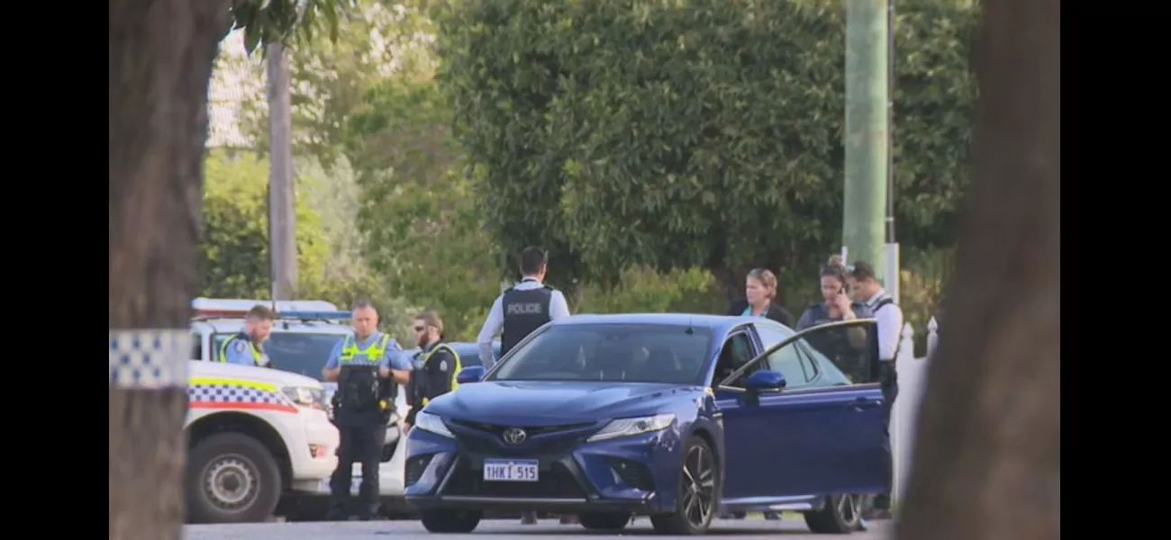 Man critically injured with neck wounds outside Perth residence.