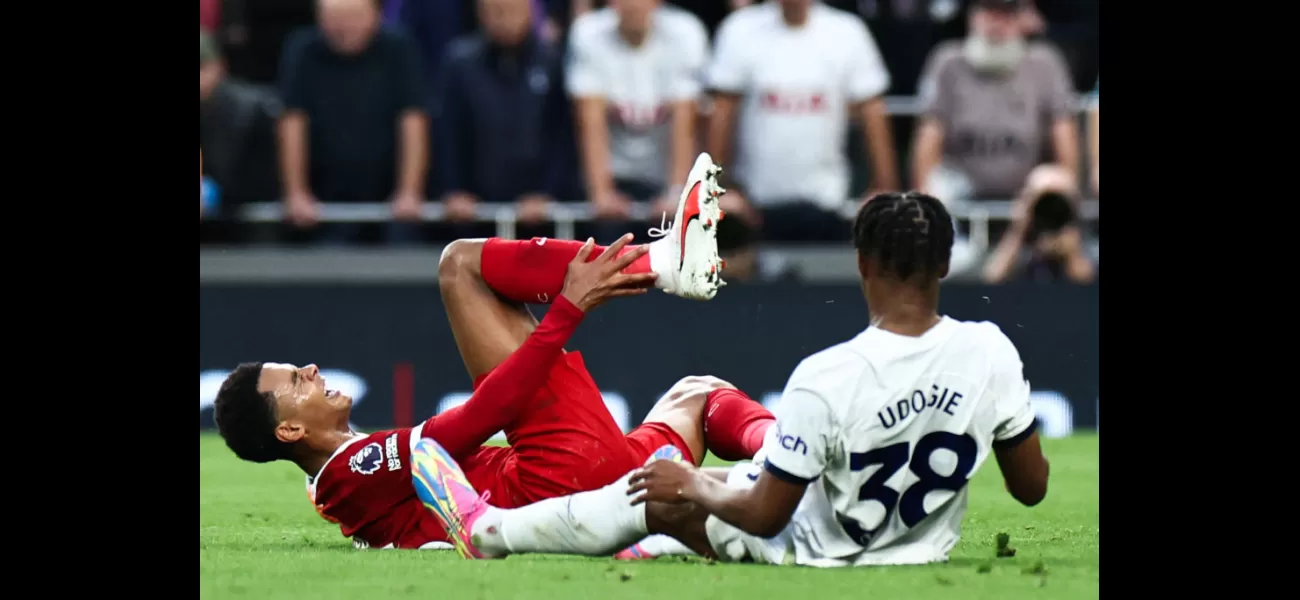 Cody Gakpo leaves match with leg injury, dealt major blow to Liverpool after loss to Tottenham.