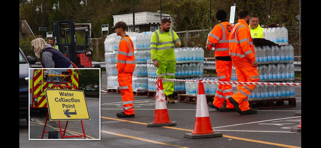 Water company causes chaos, leaving hundreds of residents without water for 8 days.