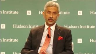 India is non-western but not necessarily anti-western, says S Jaishankar at a Hudson Institute talk in the US.