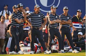 Team Europe celebrated a historic victory at the Ryder Cup while Team USA was branded 
