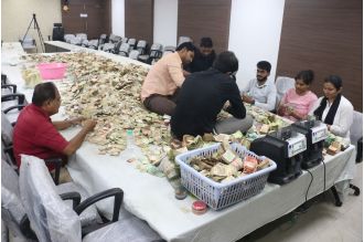 ₹2,000 notes found in donation boxes at Indore's Khajrana temple.
