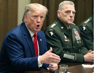 GOP candidates criticize Trump for comments about Gen. Milley potentially dying in war.