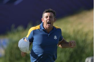 Rory McIlroy discusses his disagreement with US caddie Joe LaCava at the Ryder Cup.