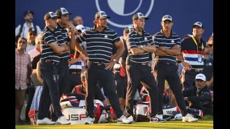 Team Europe celebrated a historic victory at the Ryder Cup while Team USA was branded 