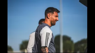 Messi out due to leg injury, won't be playing in Inter Miami match.
