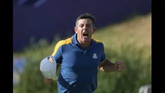 Rory McIlroy discusses his disagreement with US caddie Joe LaCava at the Ryder Cup.