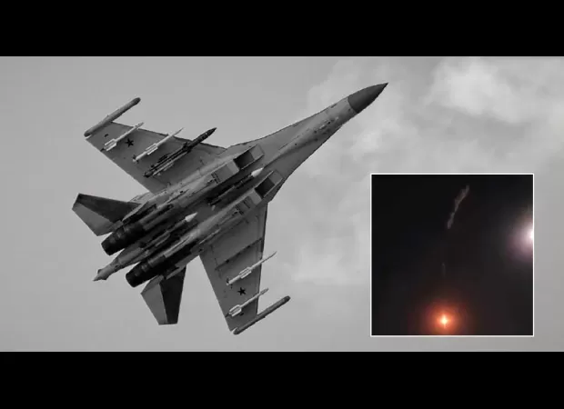 Russia's £82M supersonic fighter jet shot down by its own air defense system.