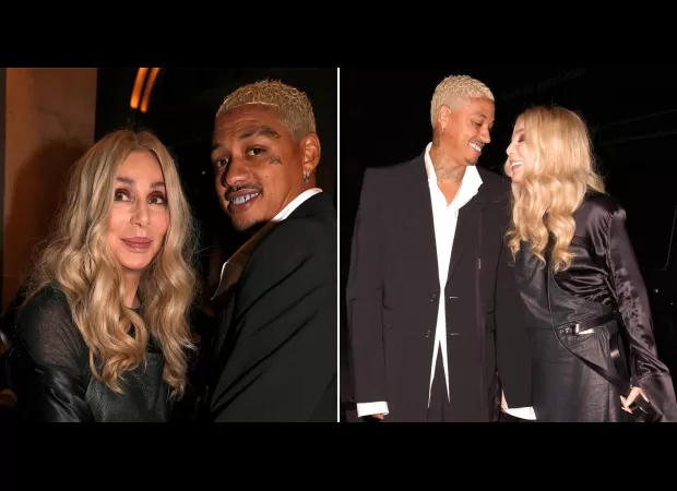 Cher and her 37-year-old boyfriend Alexander Edwards happily reunited at Paris Fashion Week after rekindling their romance.