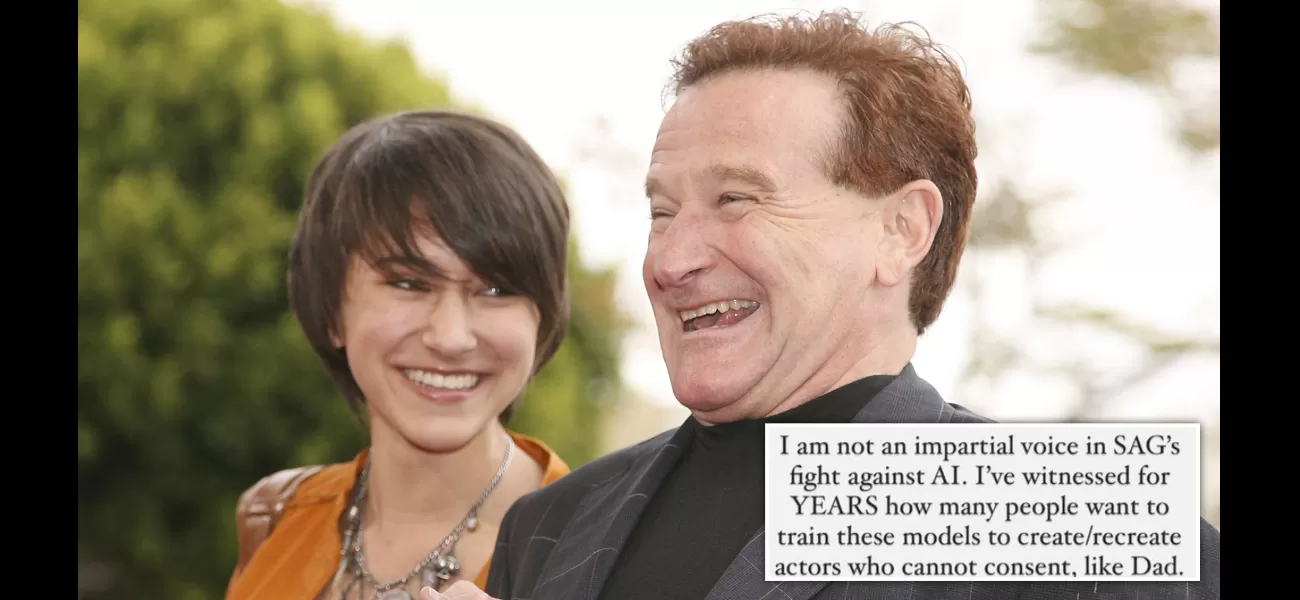 Zelda Williams condemns AI used to imitate her dad's voice, calling it a 
