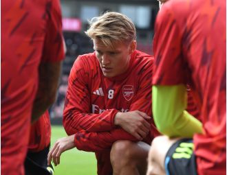 Odegaard responds to Man City's draw with Wolves, saying it's an opportunity for Arsenal.