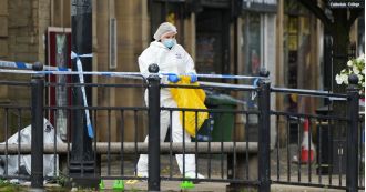 Two men were killed in a stabbing in Halifax town centre.