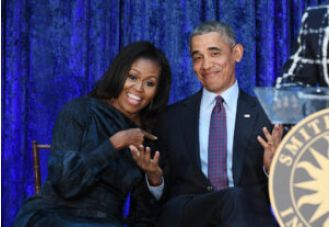 Michelle Obama rumored to run for President in 2024; Barack not confirming.