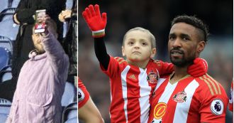 Defoe appalled and saddened by someone mocking death of Lowery, a child with terminal illness.