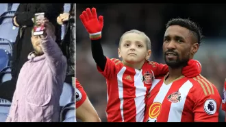Defoe appalled and saddened by someone mocking death of Lowery, a child with terminal illness.