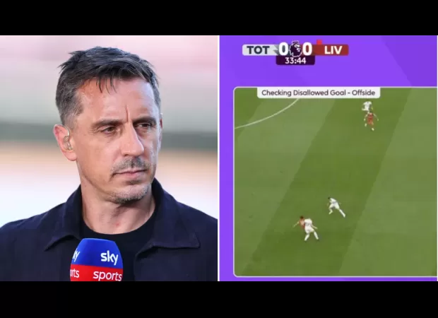 Gary Neville criticizes Liverpool for their 