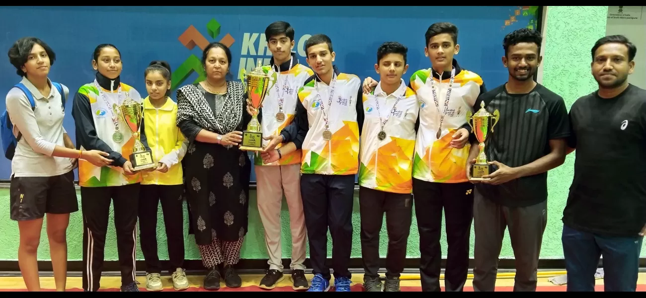 Ujjain won 4 medals in badminton at the Khelo MP Youth Games 2023.