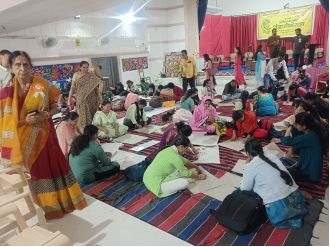 Students in Madhya Pradesh learned to make 