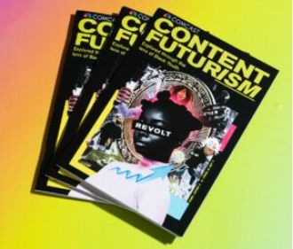 Black youth's vision for the future of media explored in 'Content Futurism' zine.