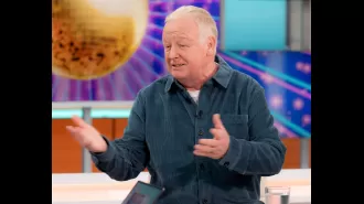 Les Dennis and his Strictly Come Dancing partner had a disagreement before he was eliminated.