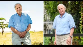 Sir David Attenborough vs his wax figure: spot the difference!