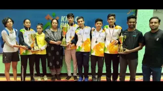 Ujjain won 4 medals in badminton at the Khelo MP Youth Games 2023.