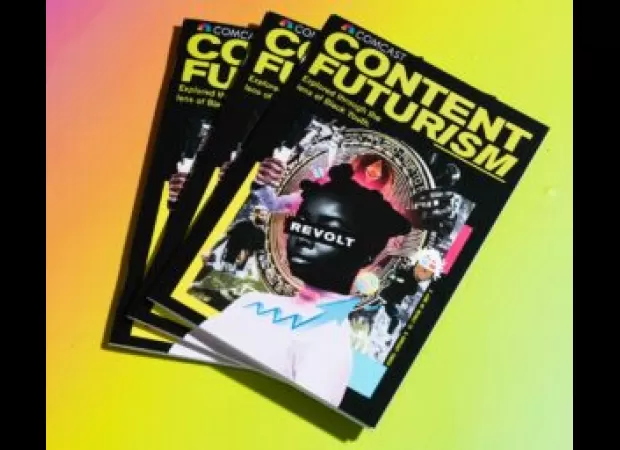 Black youth's vision for the future of media explored in 'Content Futurism' zine.