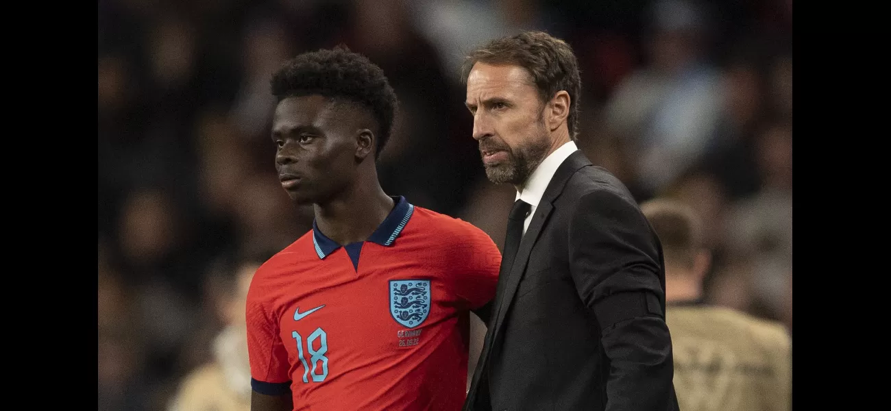 Gareth Southgate is determined not to take any risks with Bukayo Saka's injury.